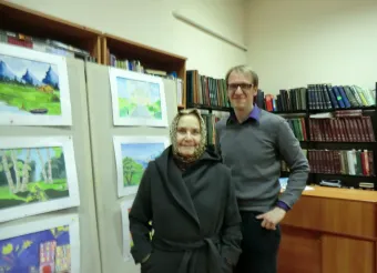 Grosny Schauspielerin Zulaj Bagalova 2013 (c) Walter Sperling